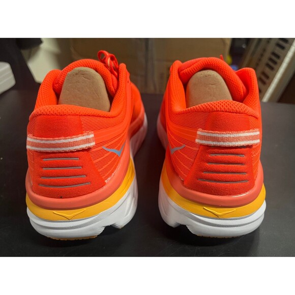 Hoka One One Bondi 7 Men's Size 8D Orange Athletic Running Sneakers No Box - Picture 4 of 8